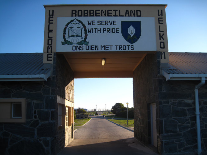 Cổng vào đảo Robben 